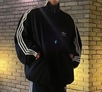 1사이즈 아디다스 x 발렌시아가 네이비 테리코튼  트랙 자켓