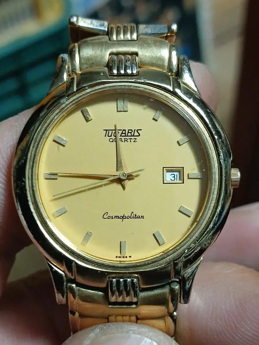 TUCARIS Cosmopolitan 18k용두금장 시계