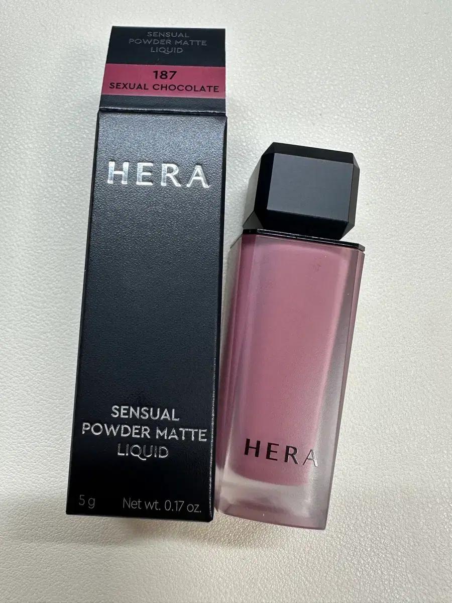 새상품)헤라 센슈얼 파우더 매트 리퀴드 187 섹슈얼초콜릿