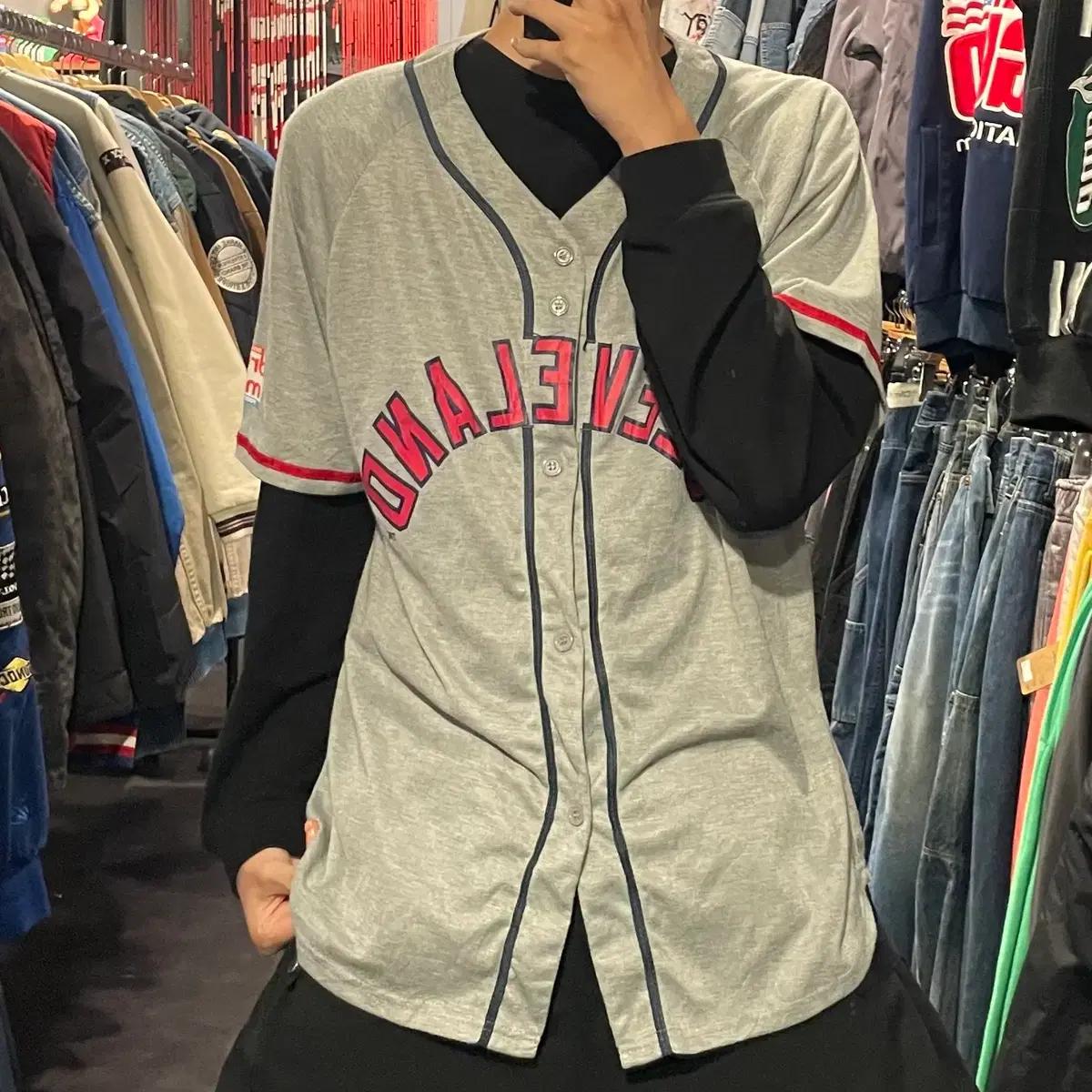 [IM] CLEVELAND 그레이 No.14 반팔져지