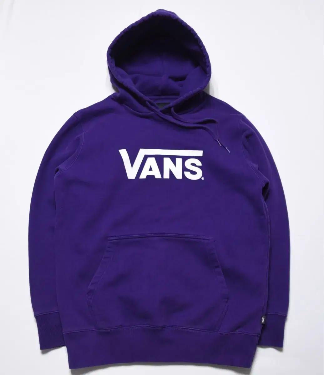 반스 VANS 퍼플 로고 후드티 XL 남성 105 상태좋음