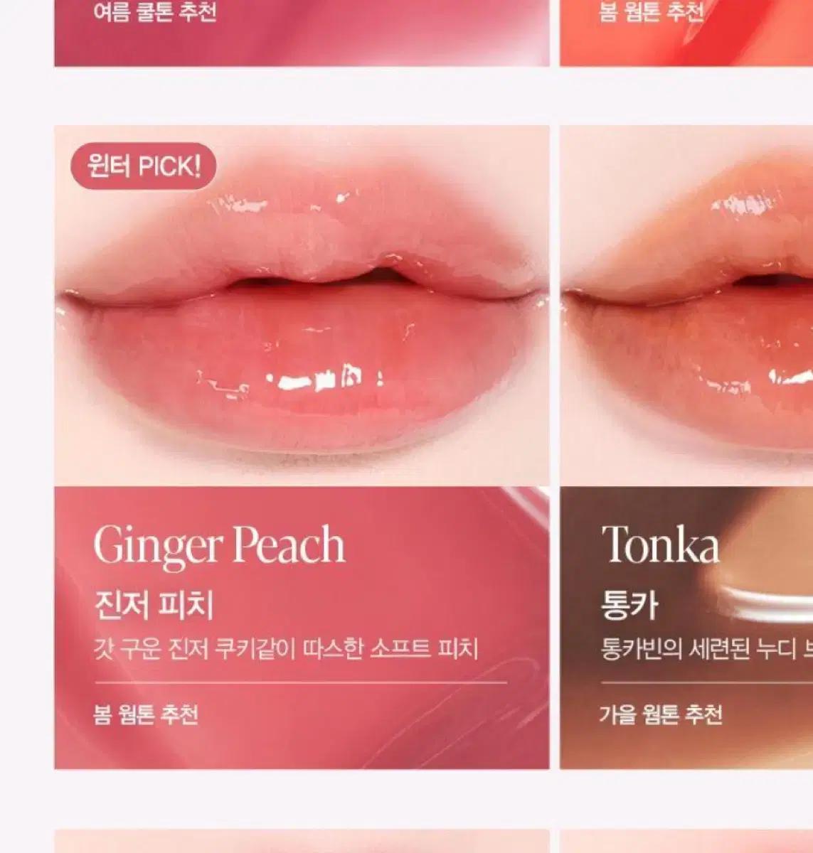 에스쁘아 꾸뛰르 립틴트 진저피치