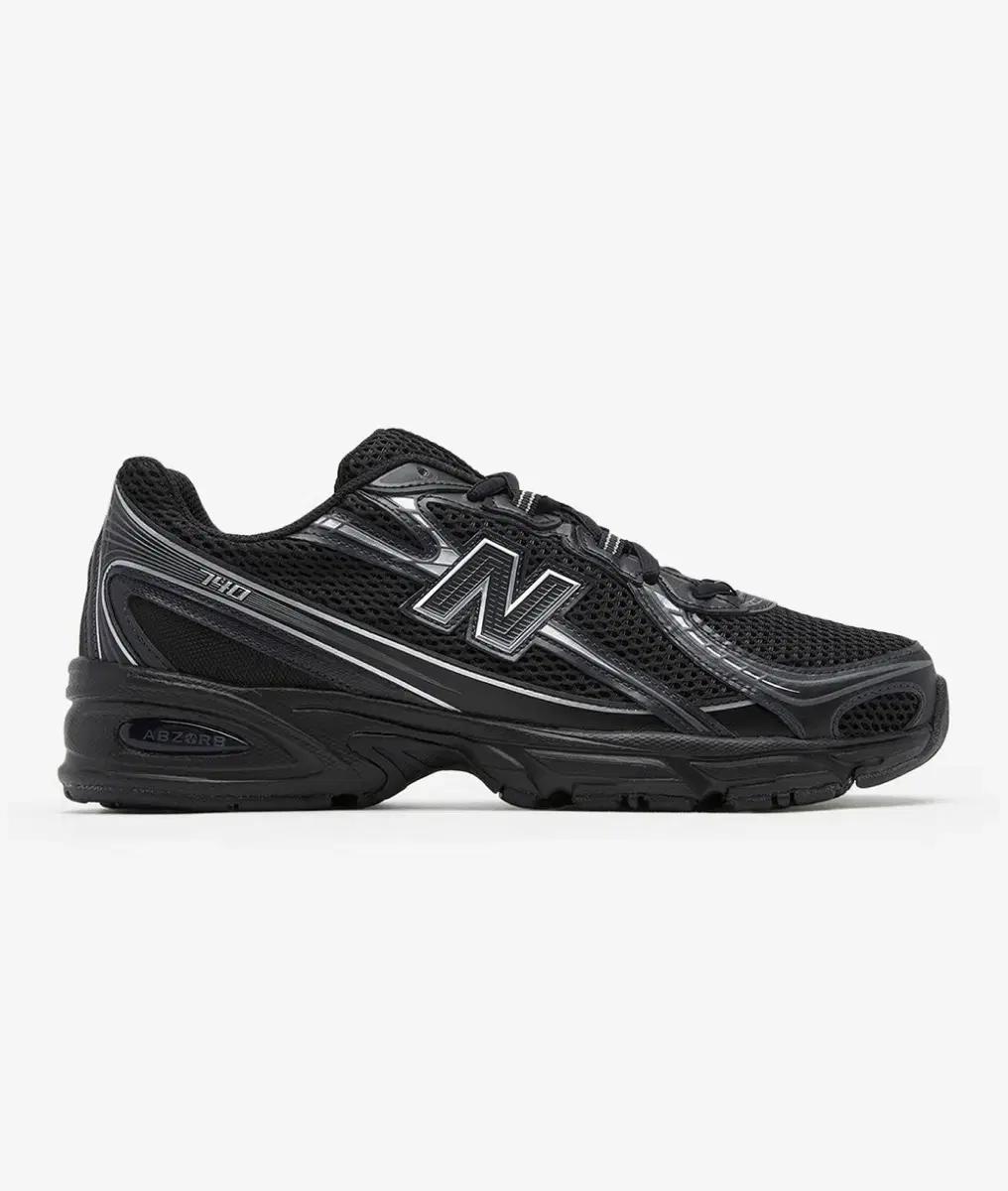 뉴발란스 740v2 블랙 실버 메탈릭