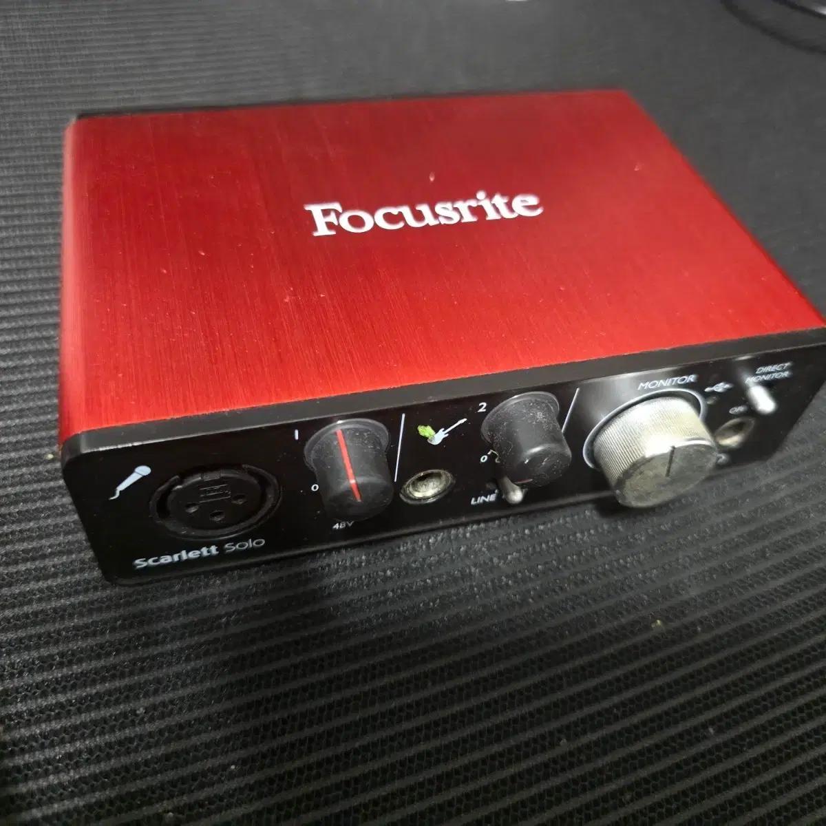 포커스라이트 솔로 2세대 Focusrite solo gen2(solo2)