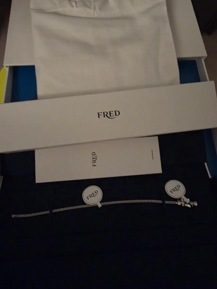 FRED 프레드 포스텐 브레이슬릿 18k 화이트 골드 새상품
