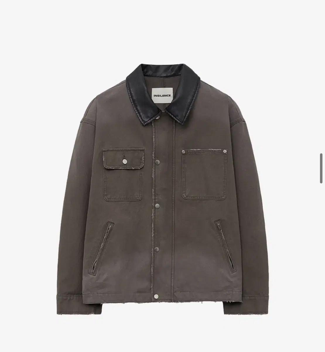 [L] 인사일런스 오버사이즈 빈티지 워크 자켓 FADED BROWN