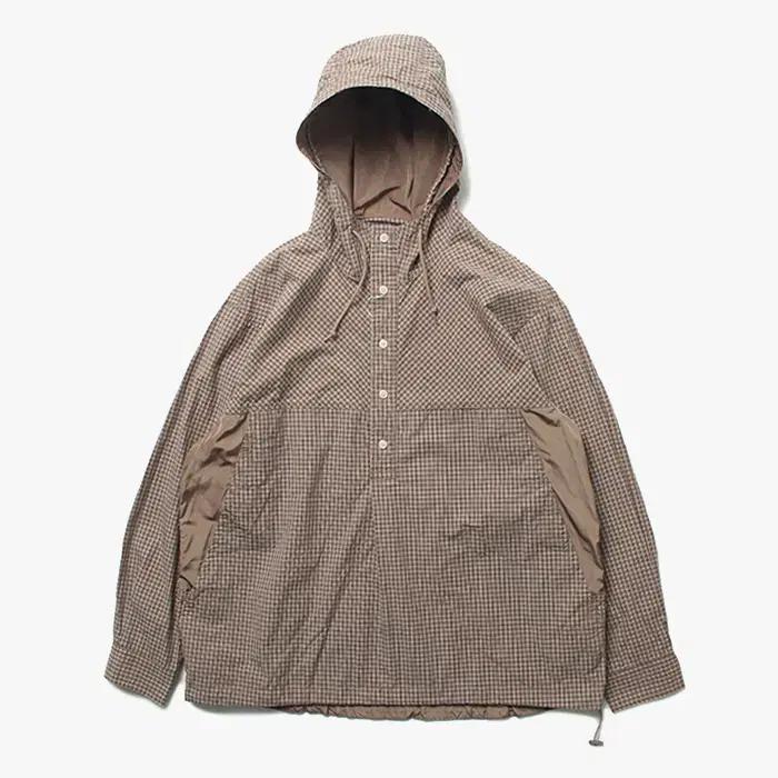 BEAMS "Brown Check Anorak"