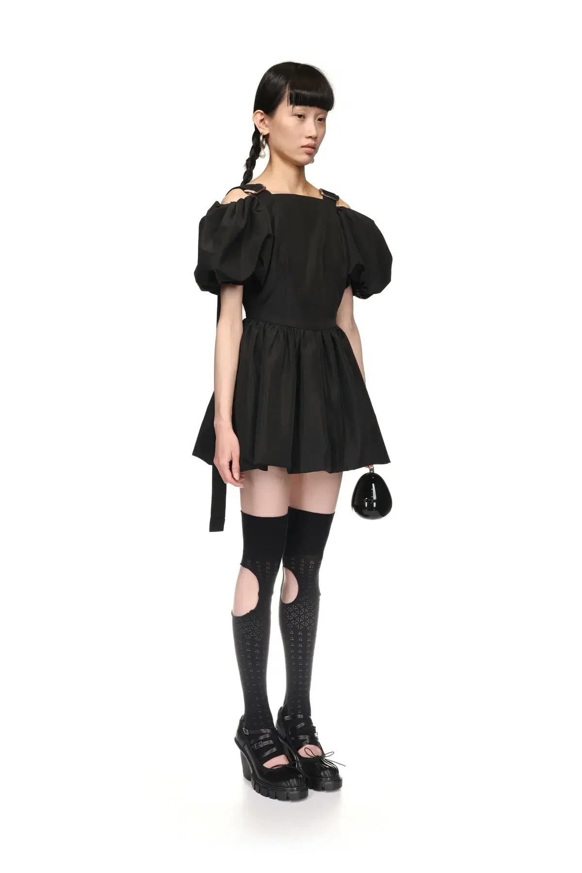 simone rocha 시몬로샤 버클 스트랩 미니 원피스 드레스