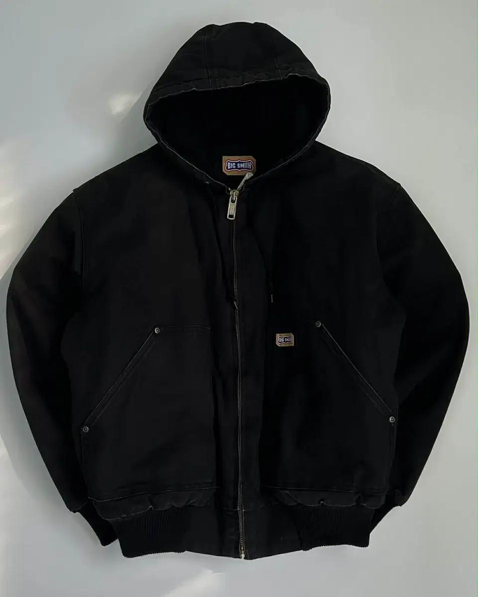 [M] Big Smith duck canvas hooded work ja