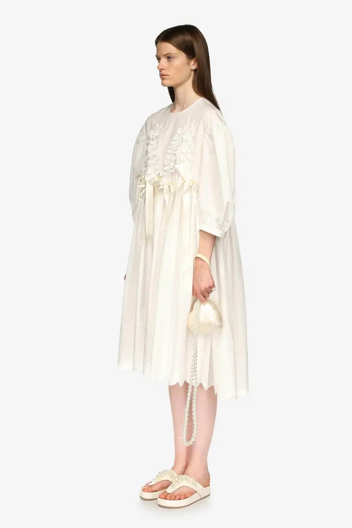 simone rocha 시몬로샤 스모크 보우 리본 드레스