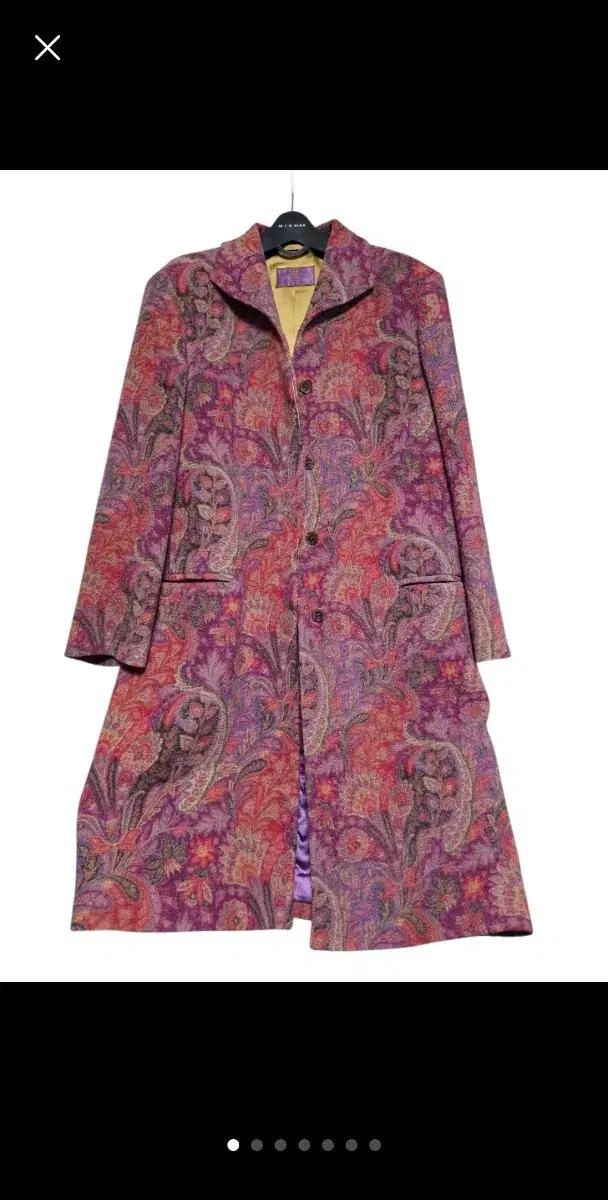 ETRO 에트로 실크울코트 66~77