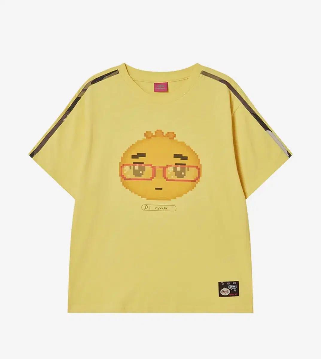 엔와이엑스엑스 nyxx 안경만두 NYGD TAN TEE YELLOW