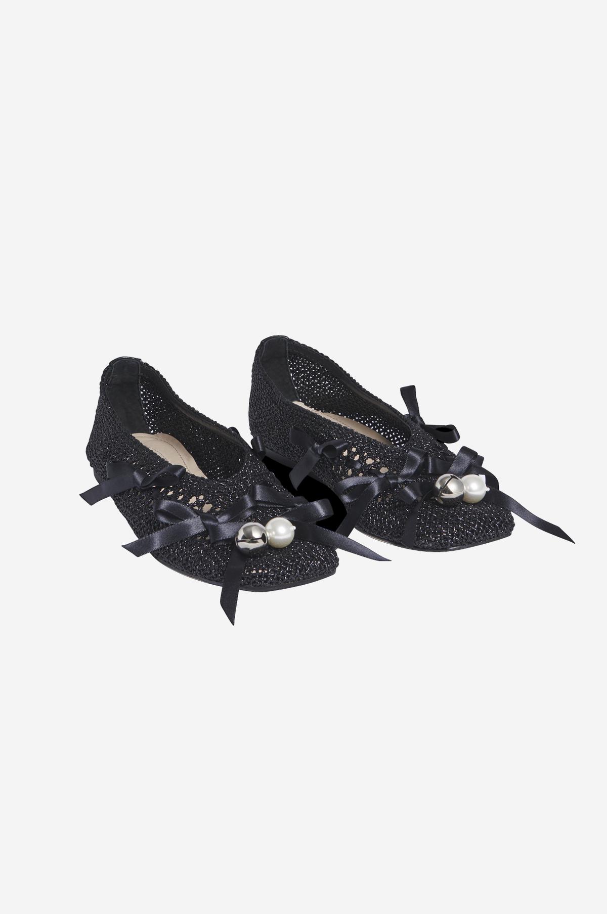 simone rocha 시몬로샤 크로셰 발레리나 플랫 슈즈
