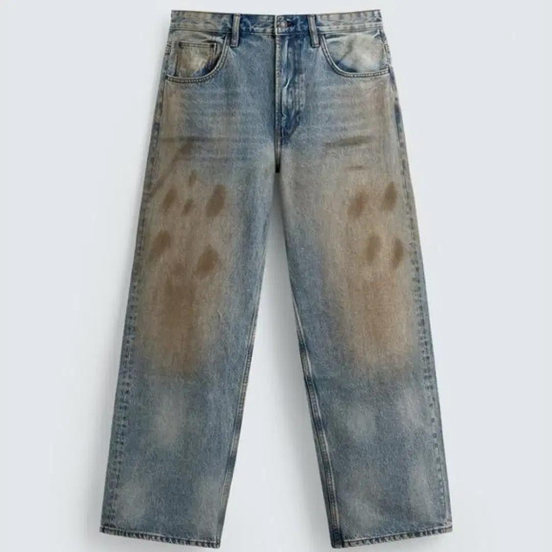 zara 자라 빈티지 효과 배기진 발렌시아가 아크네