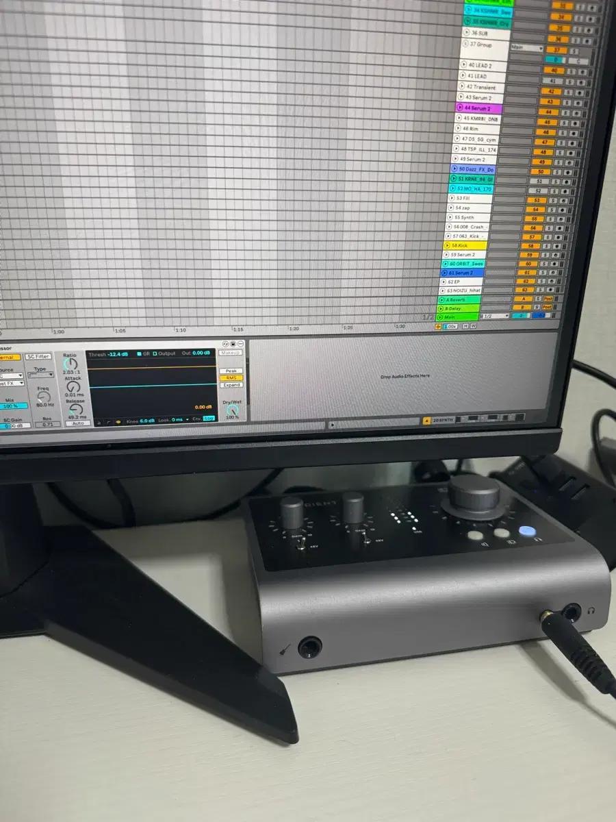 오디언트 Audient iD4 MKII 오디오 인터페이스 + 마이크