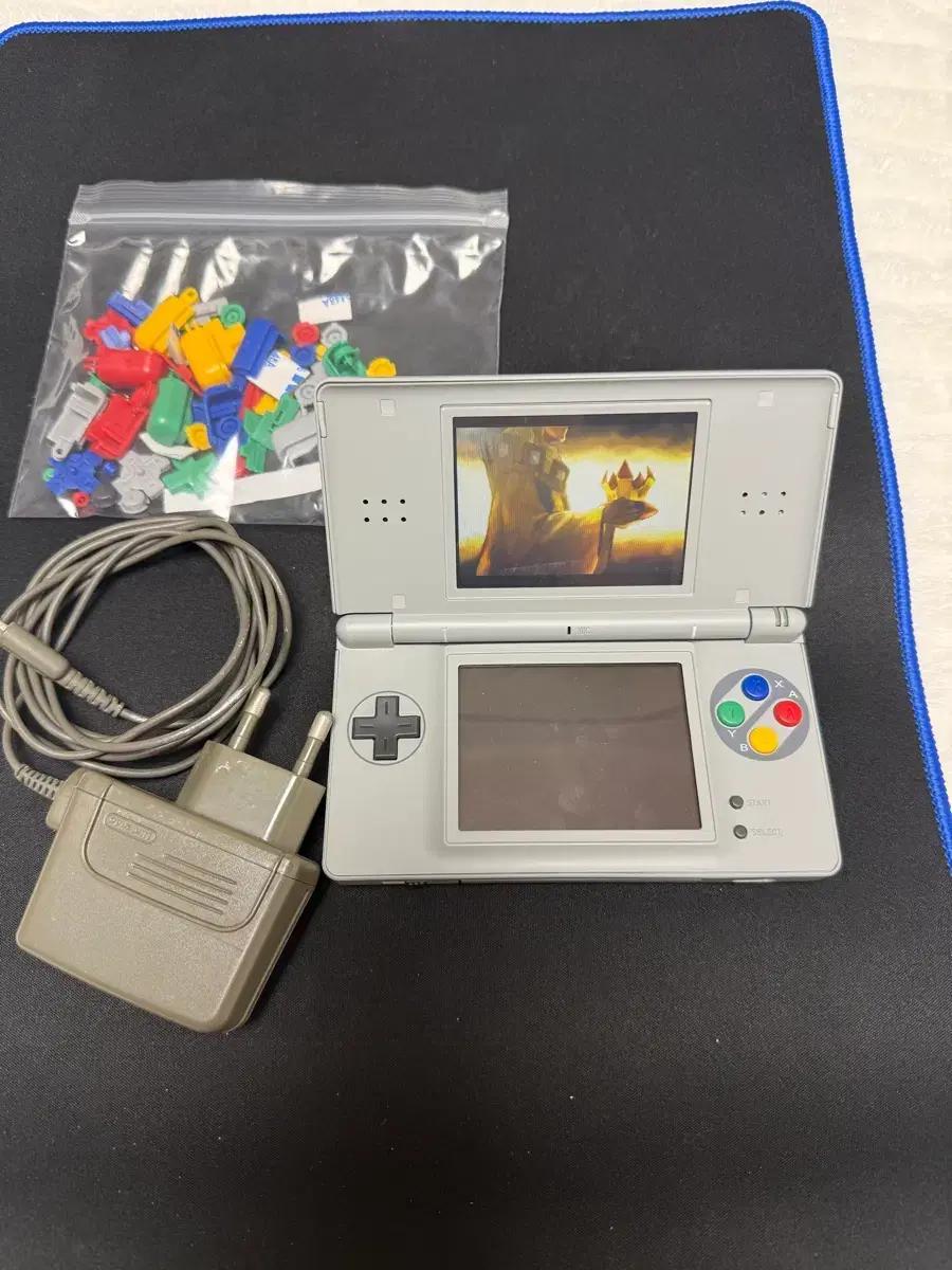닌텐도 DS lite 슈퍼패미콤 하우징 + 충전기 부품