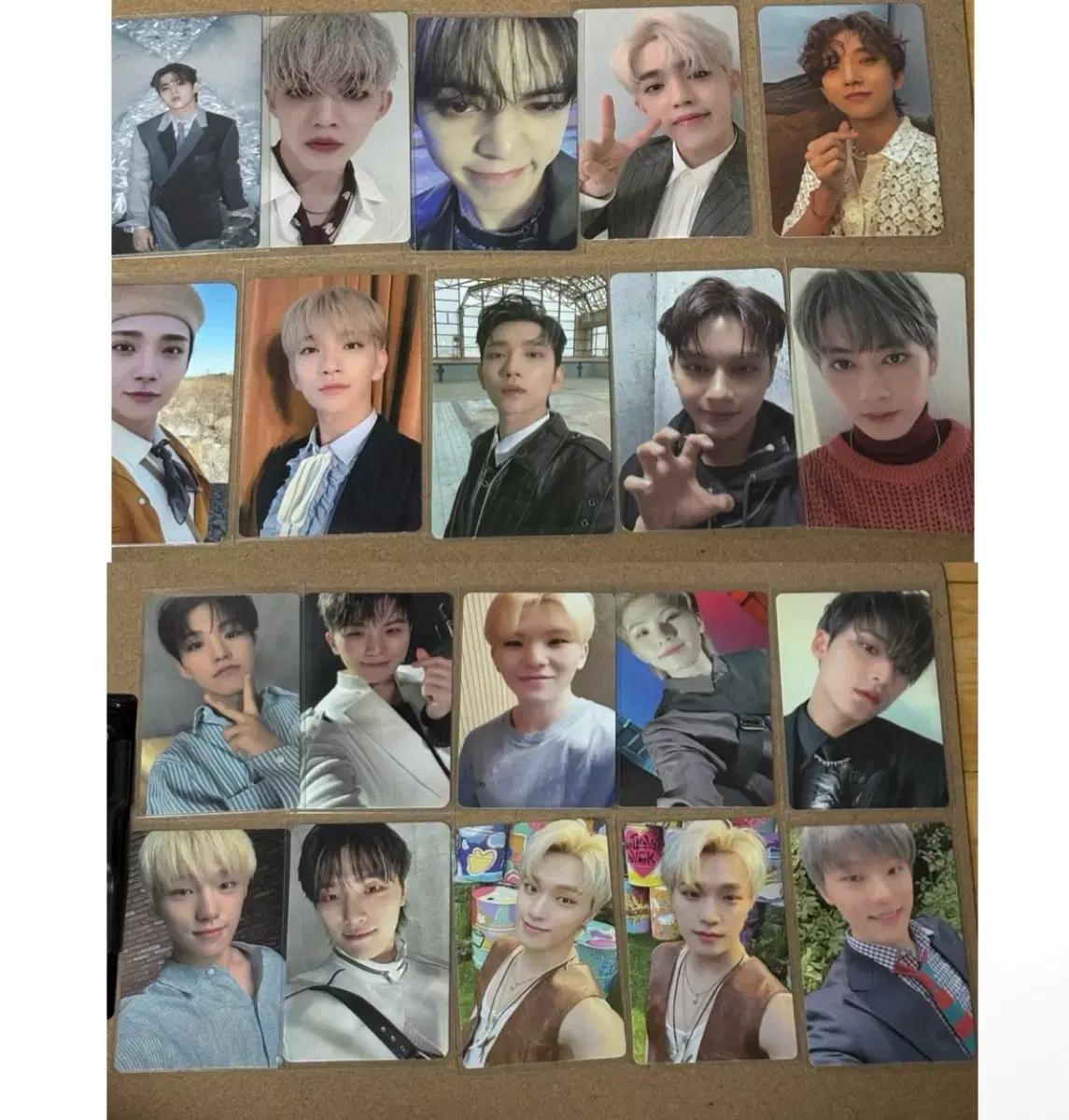 세븐틴 svt 포카 20장 일괄 판매