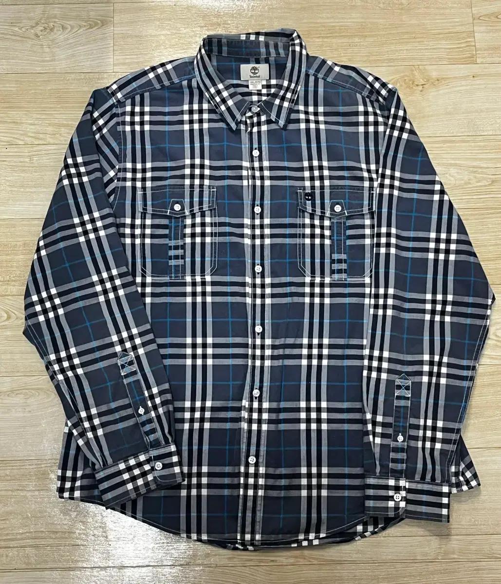팀버랜드 체크 남방 셔츠 3XL
