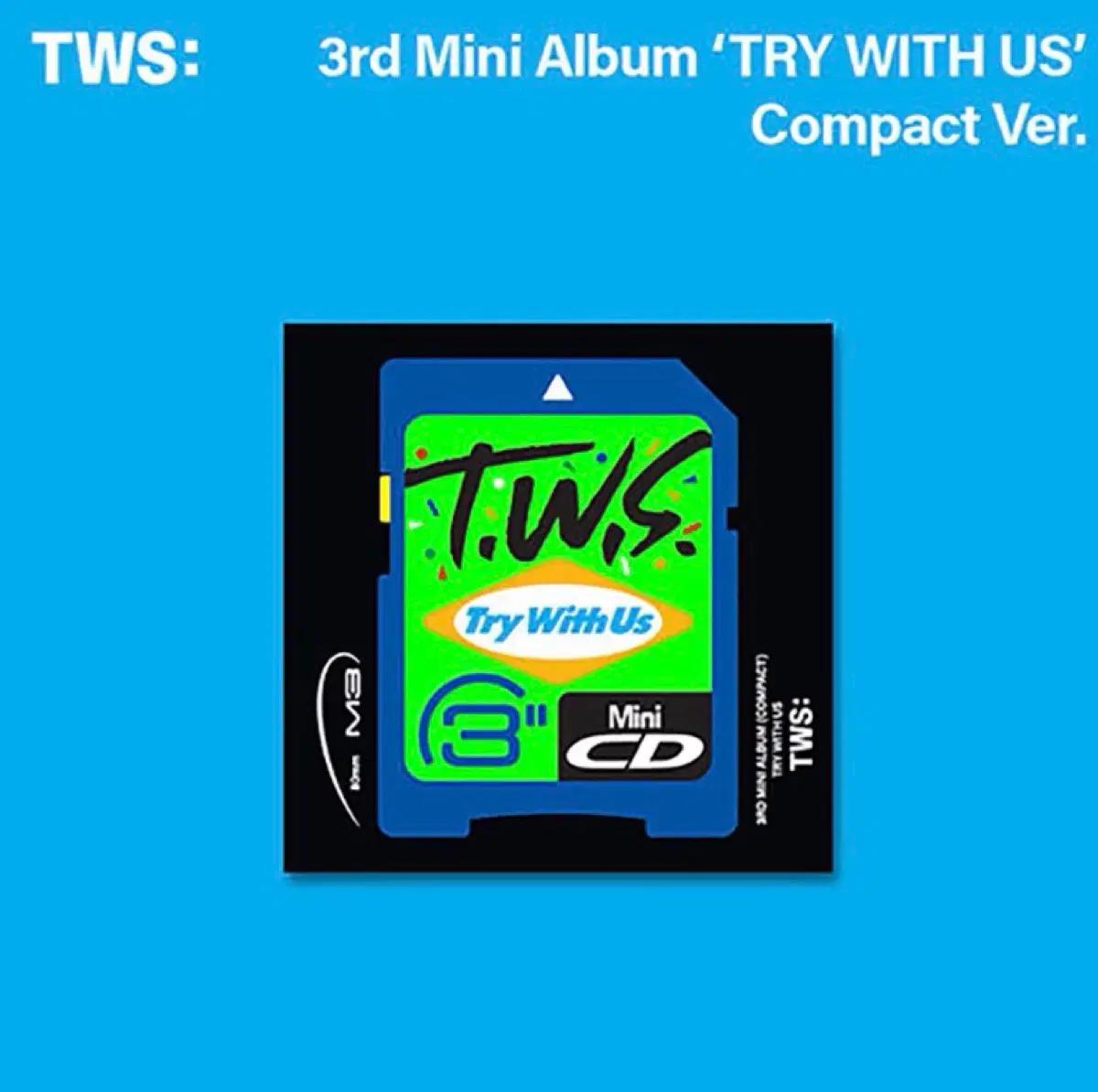 투어스 TWS 마따뛰 Try With Us 미니 3집 앨범 컴팩트 미개봉