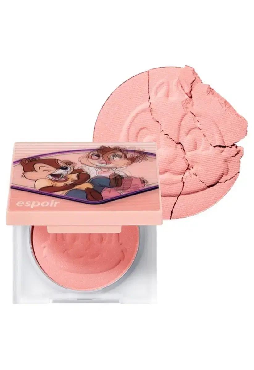 에스쁘아 디즈니 에디션 블러리 치크 4.7g, 2호 웨이비 코랄, 1개