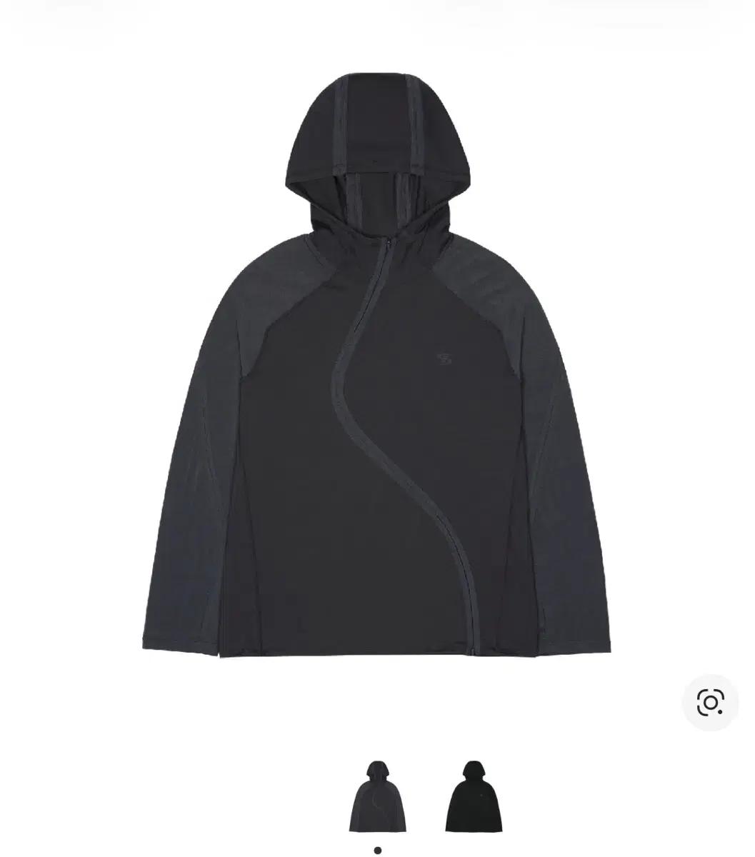 (2) 산산기어 웨이브 롱 슬리브 블루 차콜