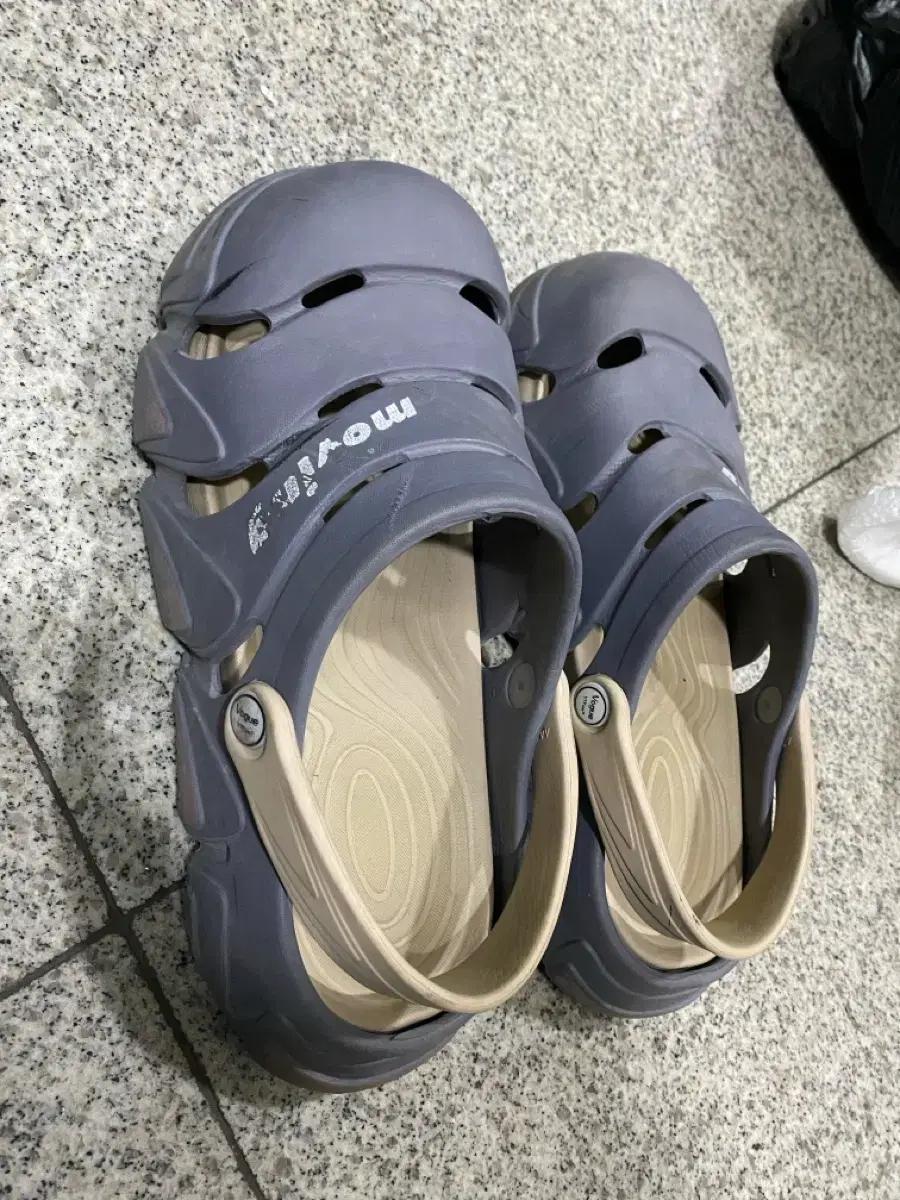크록스형.쿠션슬리퍼샌들 남성275~280