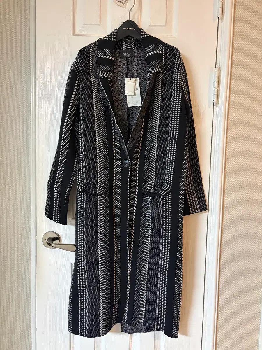 Zara 자라 여성용 도트패턴 롱 가디건 자켓 s사이즈 새상품