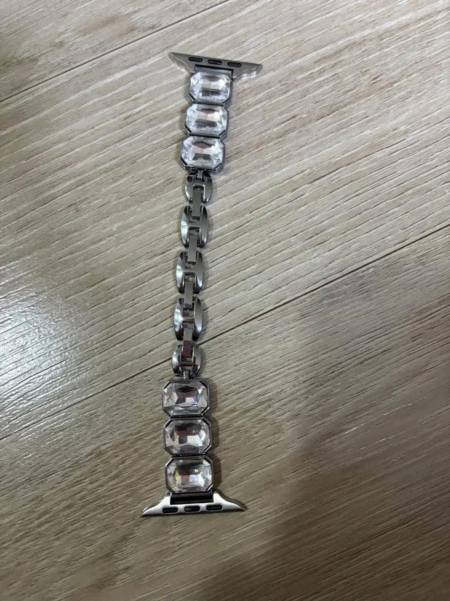 애플워치 큐빅 메탈 체인스트랩