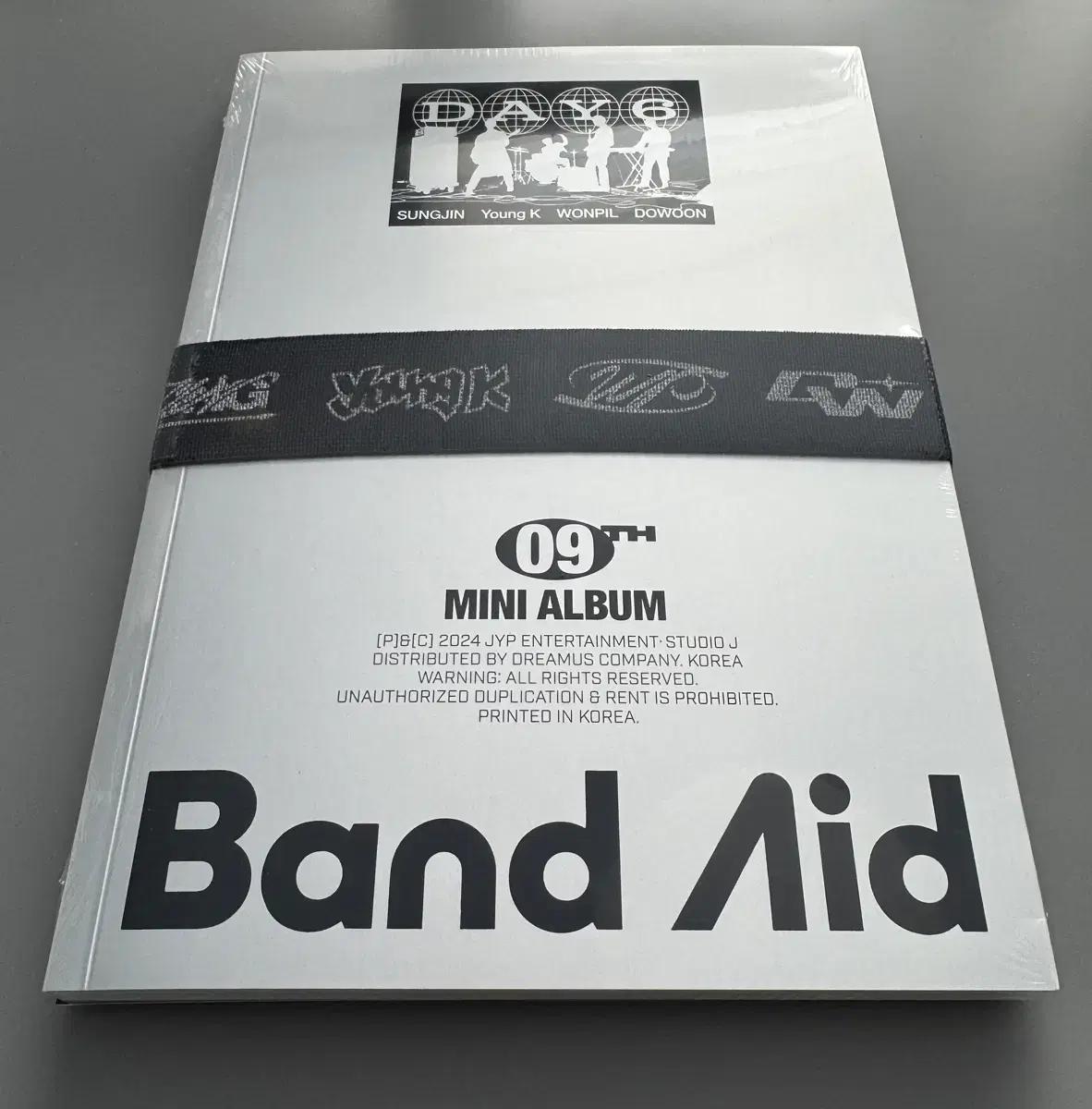 (미개봉) 데이식스 Day6 밴드에이드 BandAid