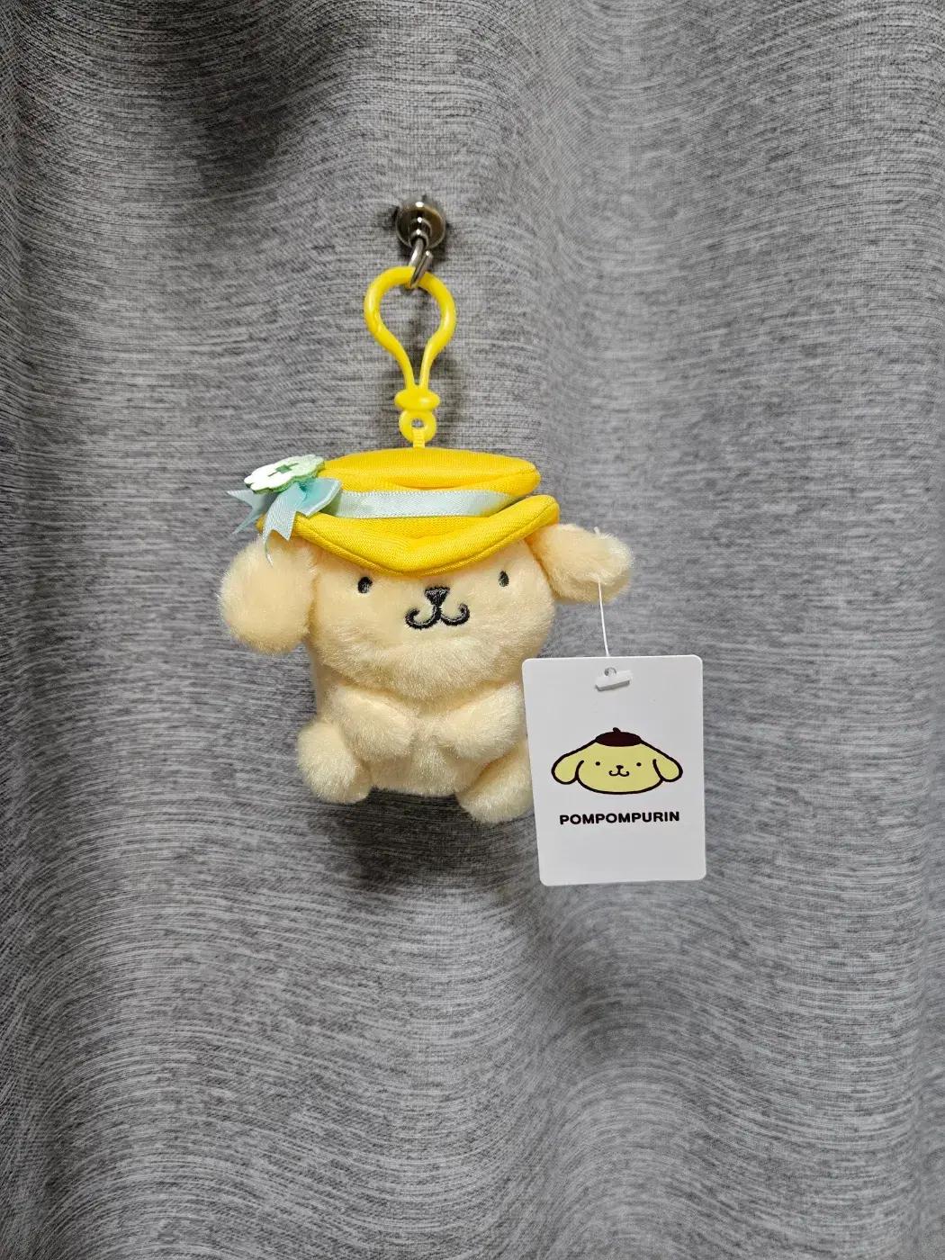 산리오 폼폼푸린 인형 키링 11cm