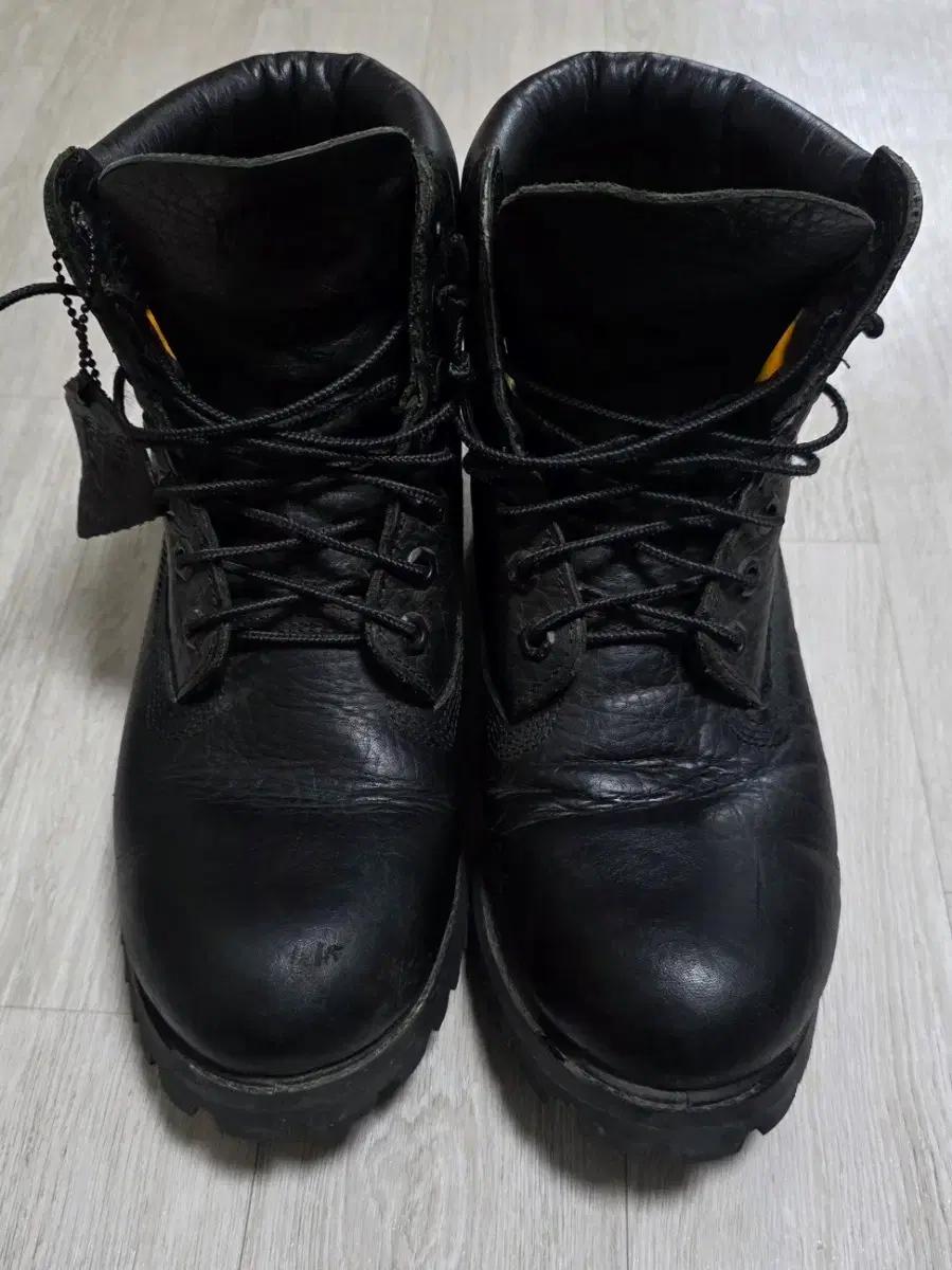 [255~260]팀버랜드 6인치 블랙 가죽부츠