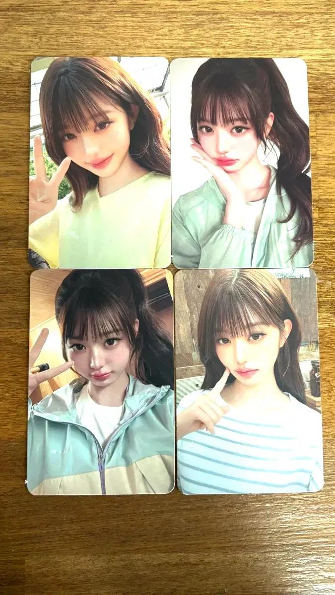 아이브 장원영 아이더 팝업포카 세트