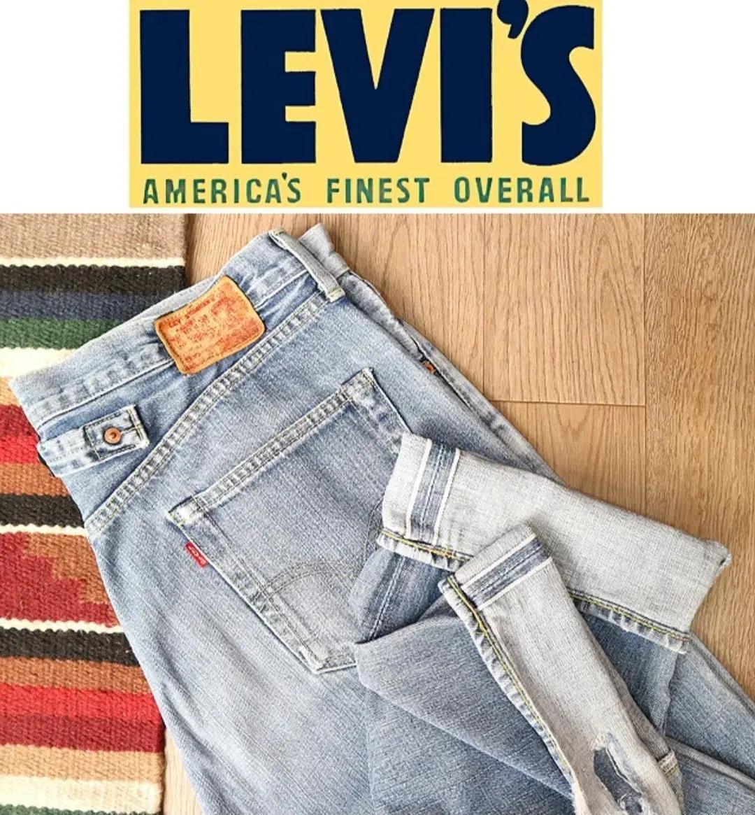 일본판 90S LEVIS LVC 리바이스 702XX 빅 E 셀비지데님