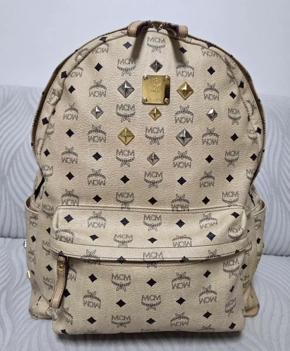mcm 백팩(베이지)