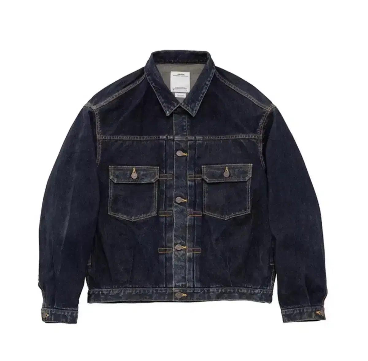 [4]비즈빔24SS 101XX JKT DMGD Mud OD 데님 자켓