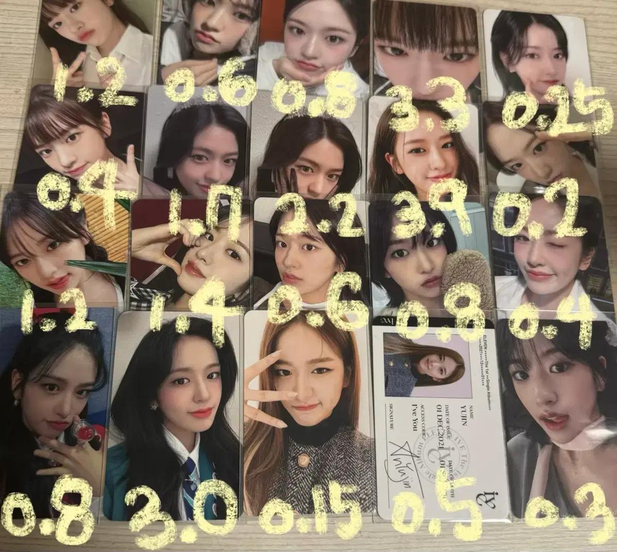 아이브 유진 포카 팔아요!(덤O,