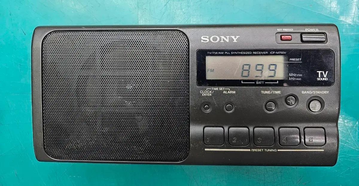 소니 ICF-M750V 라디오