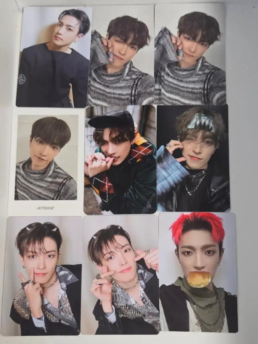 에이티즈 앨범 포카 일괄