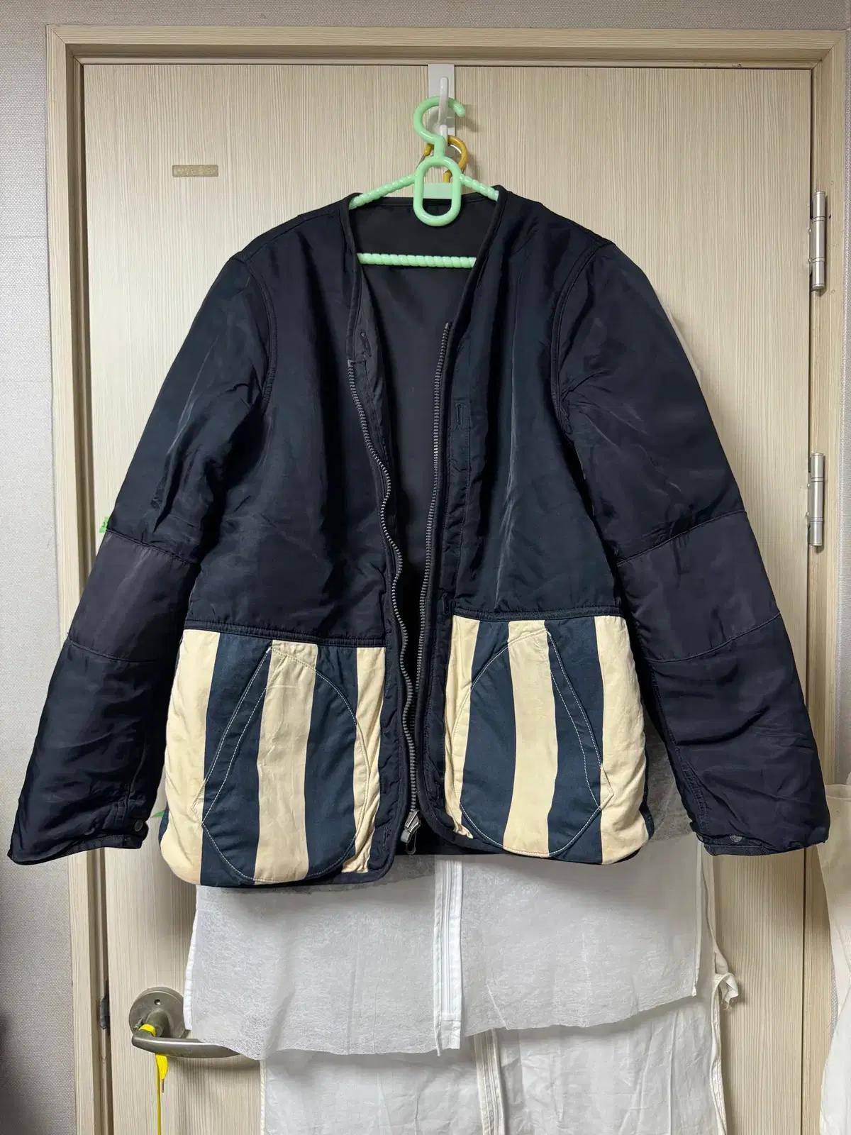 visvim 비즈빔 19ss 아이리스 라이너 자켓 네이비 3사이즈