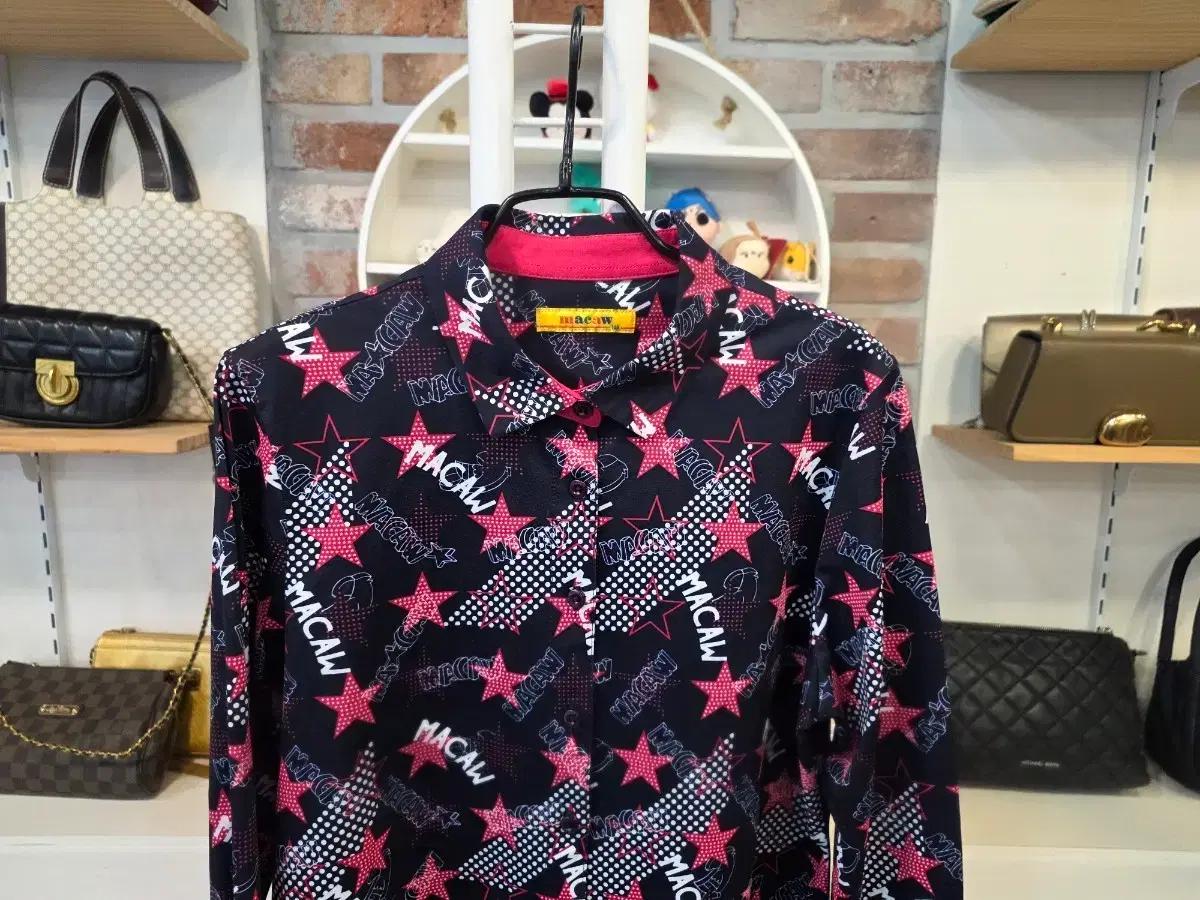 macaw 마카우 별 패턴 셔츠100