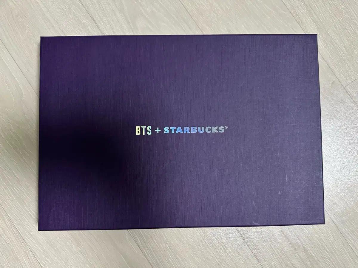 방탄 BTS 스벅 콜라보 체크 파우치 S