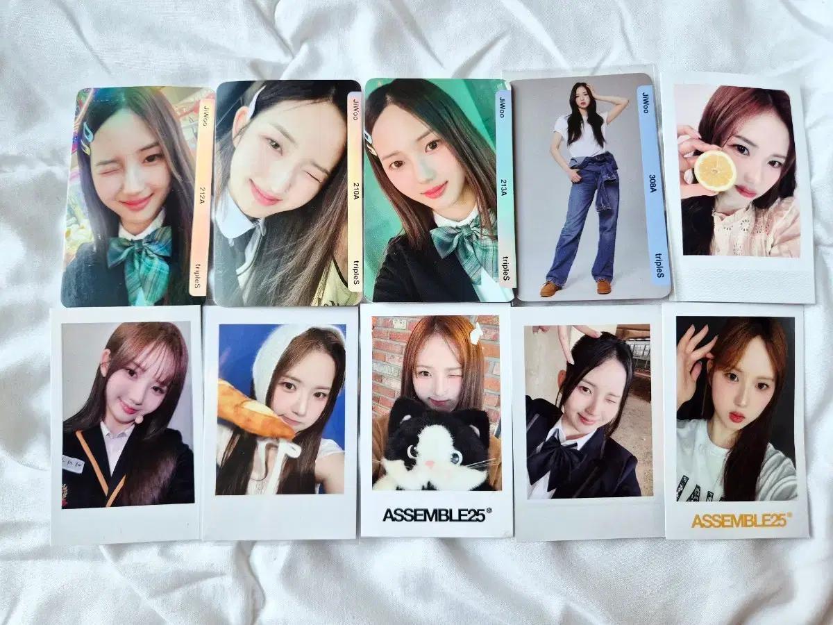 트리플에스 이지우 미공포 특전 옵젝 깨어 실물 포카 포토카드 청청 크아