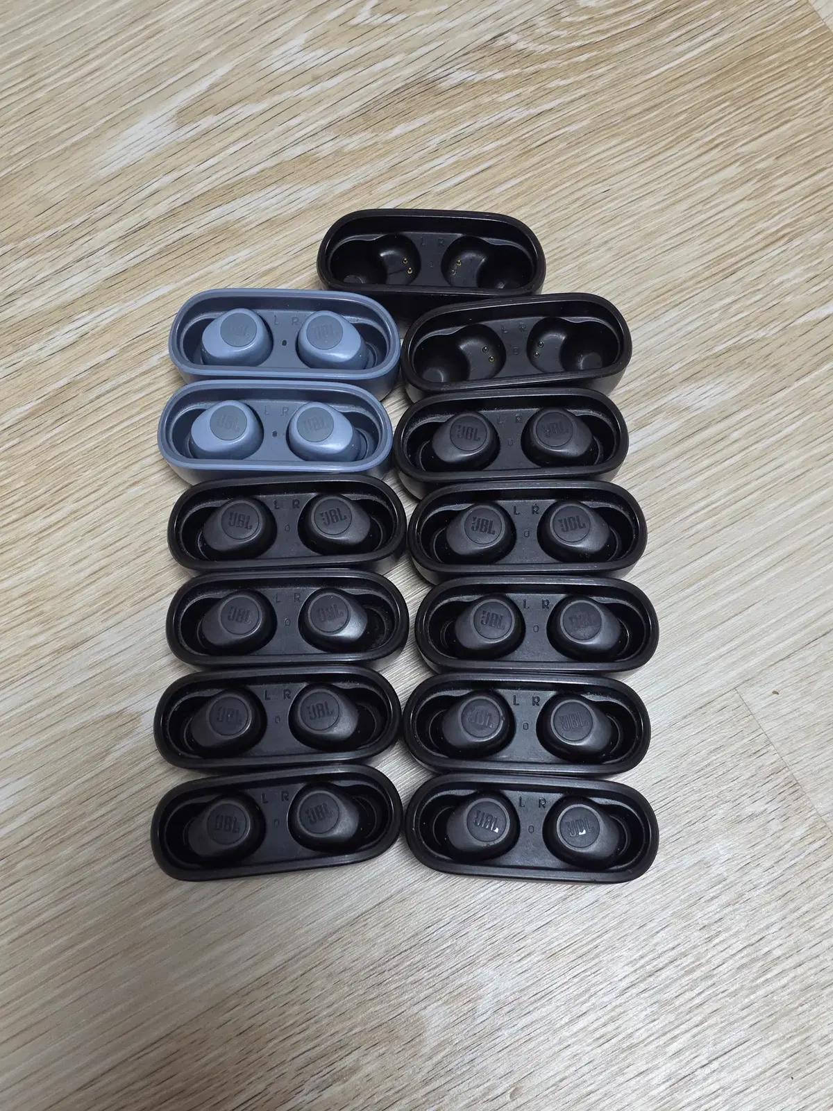 JBL WAVE 100 TWS 블루투스 무선 이어폰 왼쪽, 본체, 풀셋