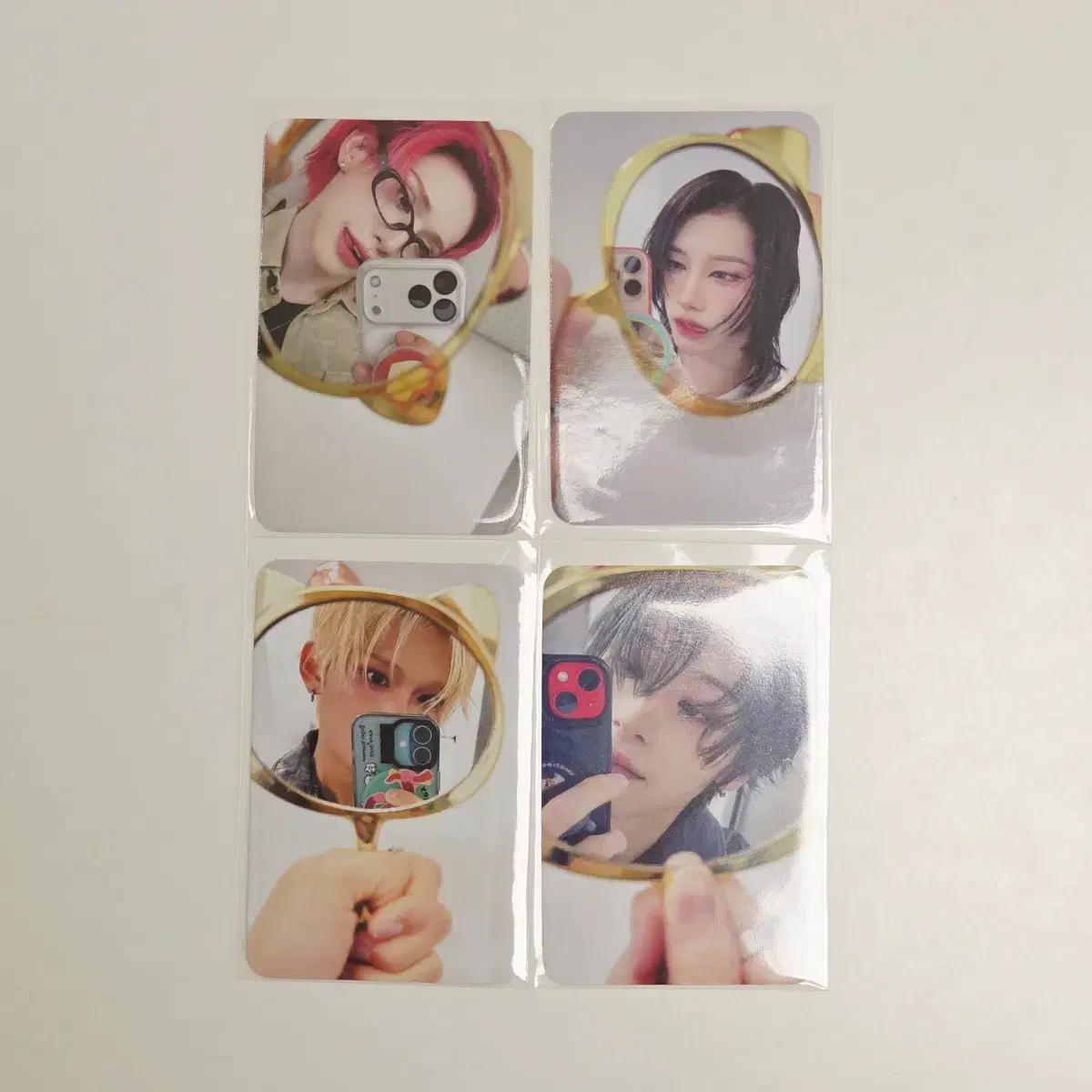 XLOV 엑스러브 거울포카 풀셋 올멤 2.5에 팔아요~