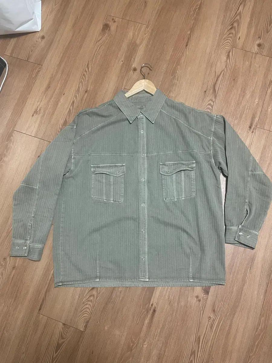 Etce base 헤링본 셔츠 XL