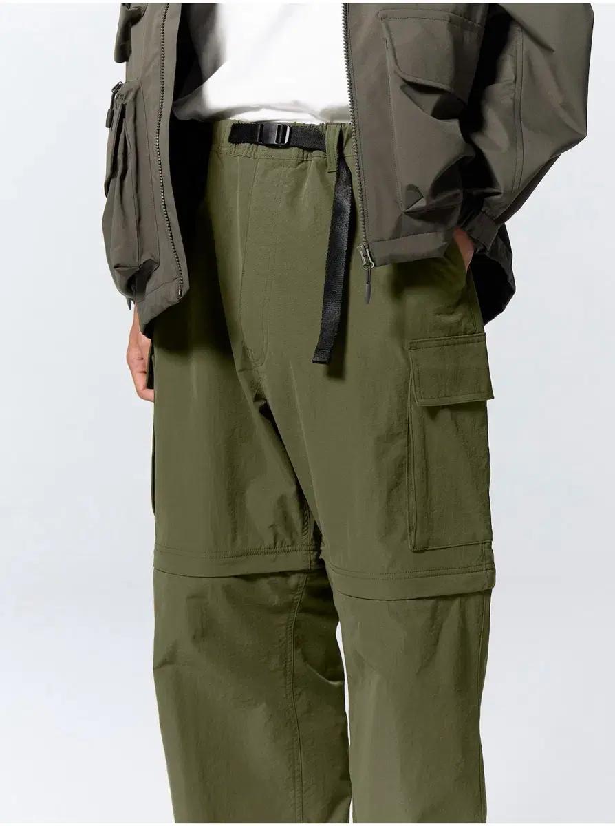 [M]GU 지유 컨버터블 와이드 카고 팬츠