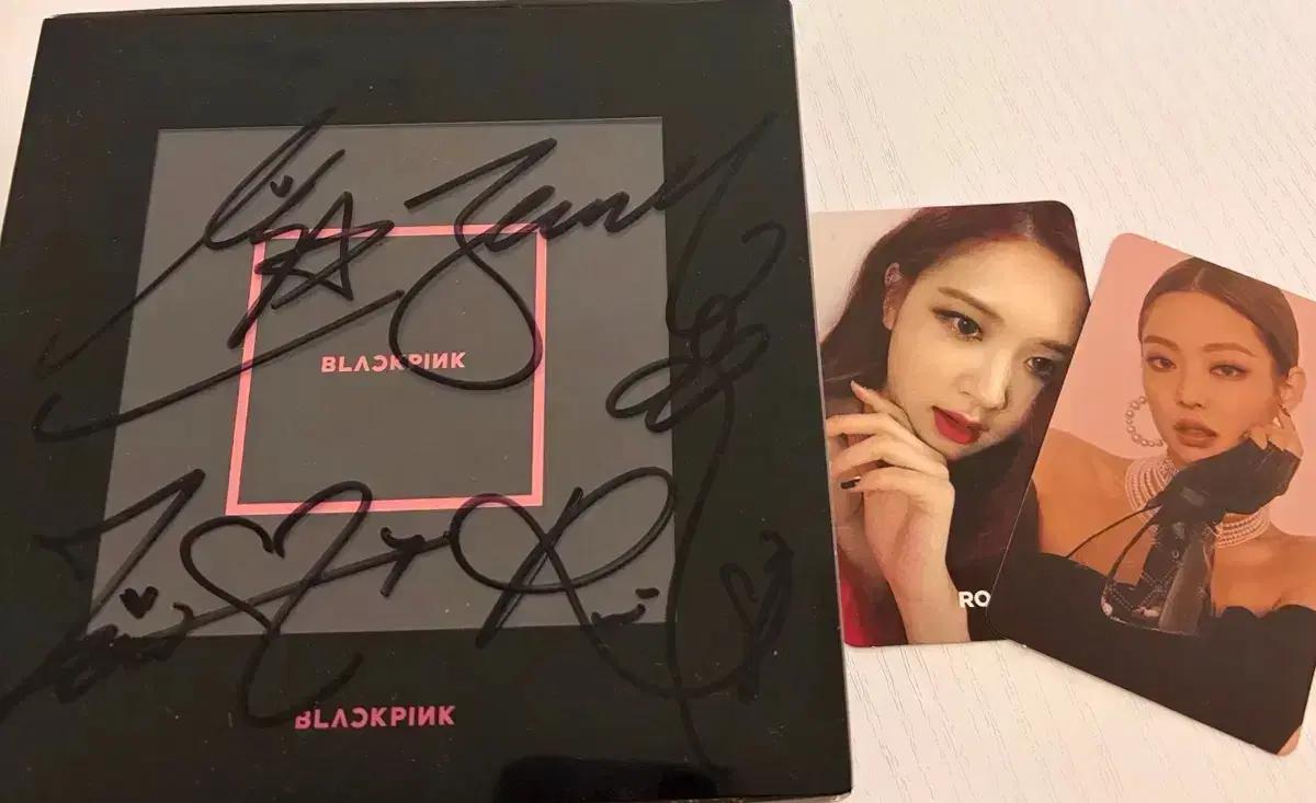 블랙핑크 뚜두뚜두 앨범 친필사인(포카포함)