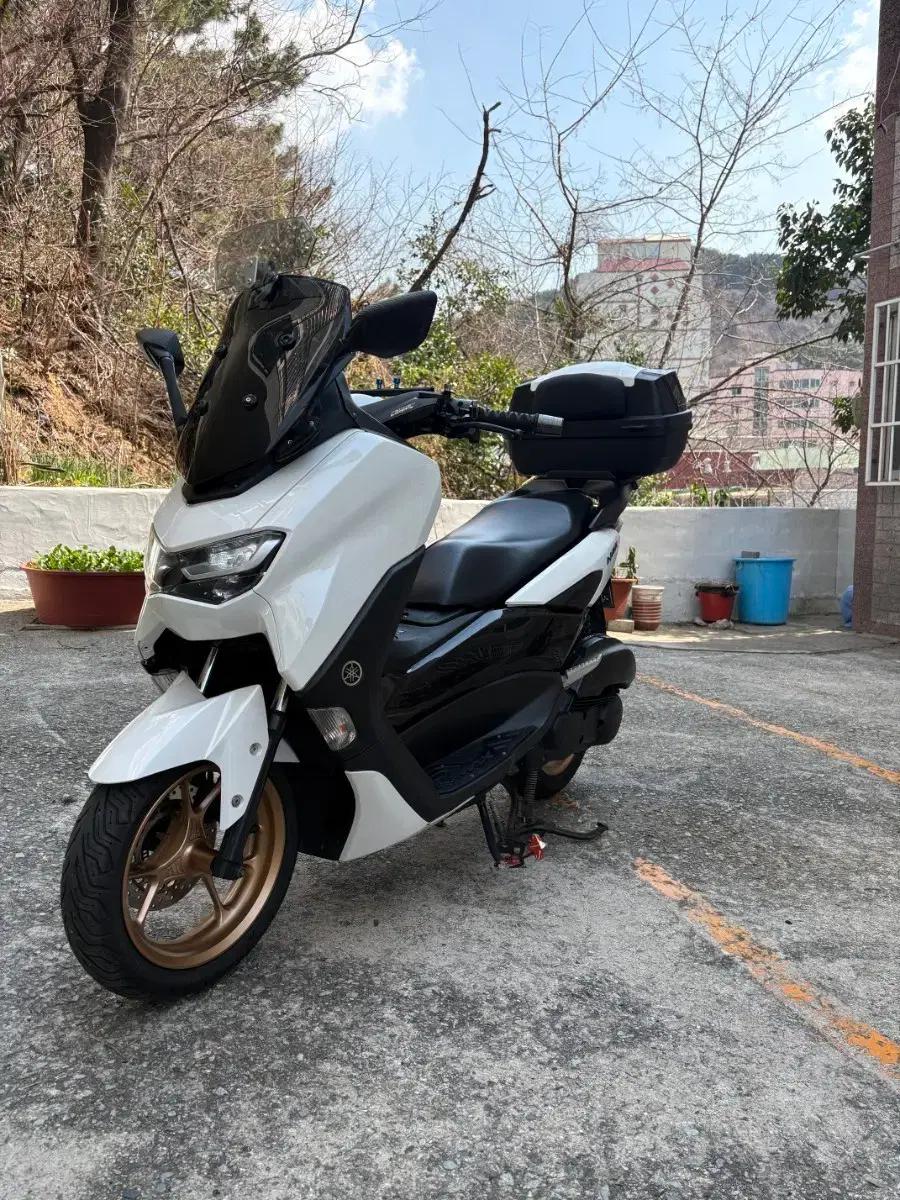 야마하 Nmax125 짧은키로수 머플러 구변