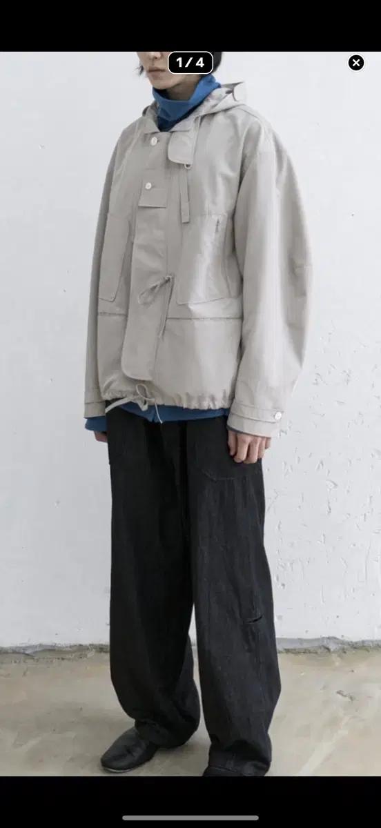 (급처)폴리테루 후디드파카 후드집업 (size4)