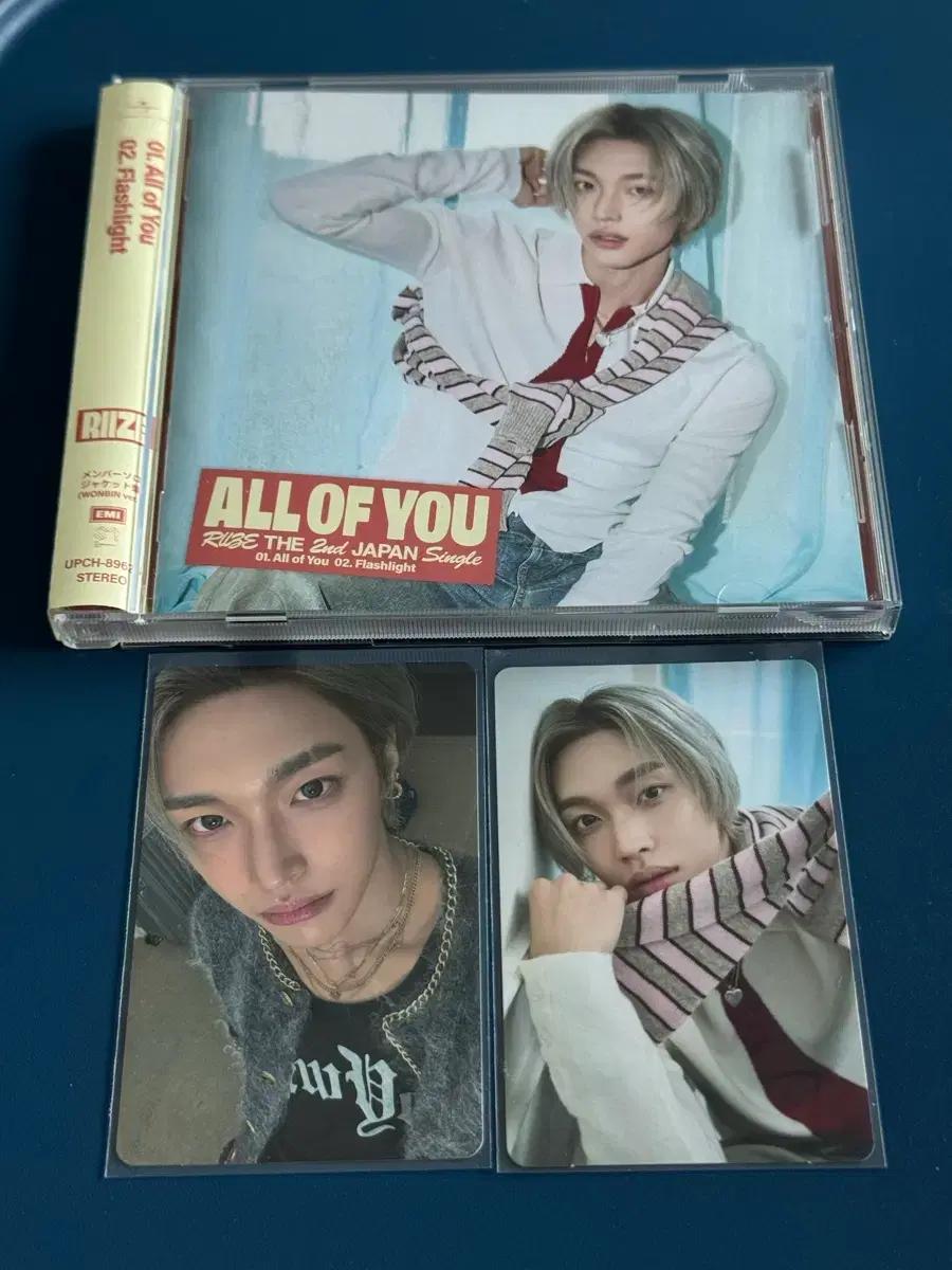 라이즈 원빈 일본 all of you 올옵유 앨범 포카 풀세트
